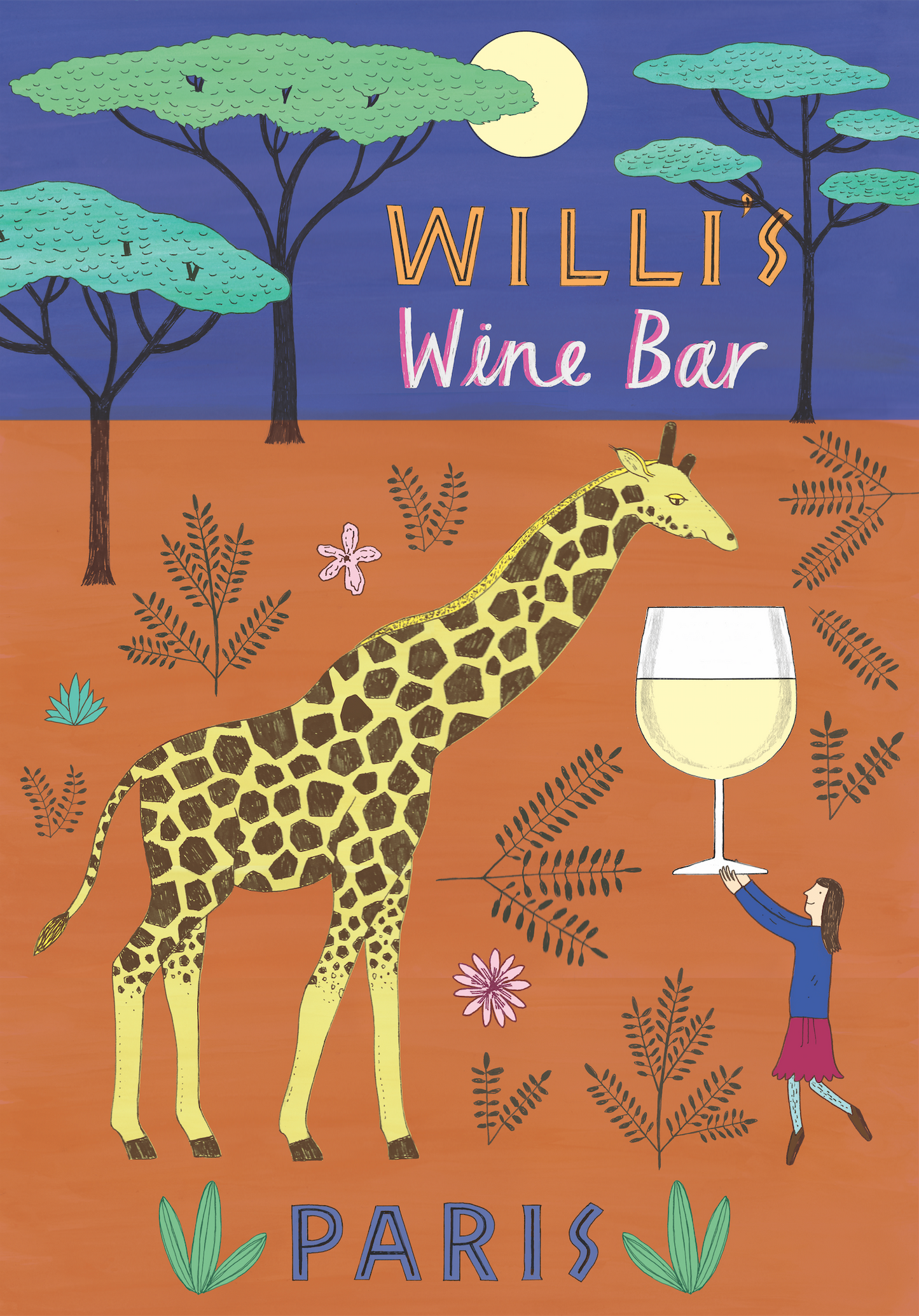 Harriet Russell Signed Vélin Edition - 2020 Willi's Wine Bar
