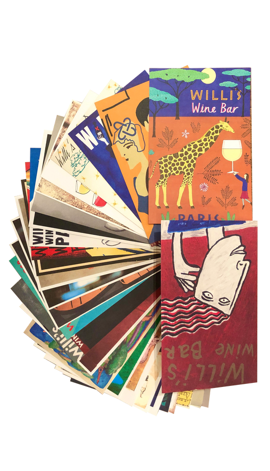 The Complete List : All the Willi’s Wine Bar Bottle Artists (1982–2025)