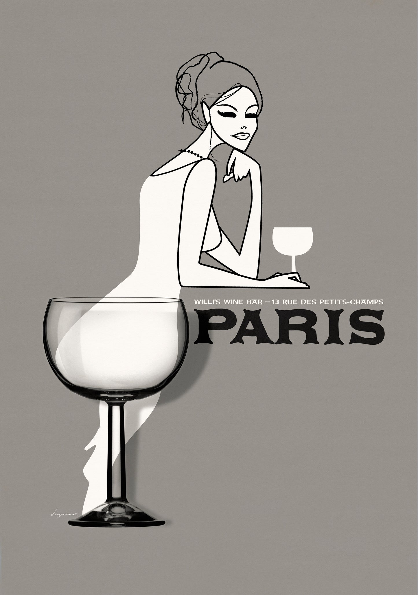 Jonas BERGSTRAND 2014 Willi's Wine Bar art print